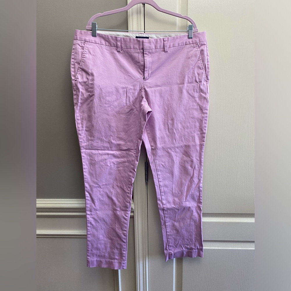 Land’s End Women’s 18P Lavender straight leg chinos